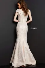 Vestido color blush de estampado - Image 3
